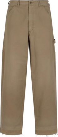 Maison Margiela 5 Pocket Pants - Heren - Straight fit broeken - Beige - W32 - Katoen - Broeken