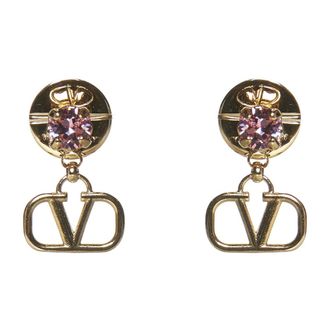 Valentino Garavani Earrings, female, Yellow, Size: ONE SIZE Chic Bijoux Jewelry Collection