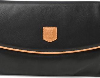 Celine Black Leather Clutch Bag Pouch (Pre-Owned)