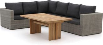 Intenso Furniture Intenso Carpino/ROUGH-L dining loungeset 3-delig links