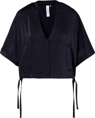 Beaumont Amsterdam Dames, Blouses & Shirts, Blauw, Maat: 2XL