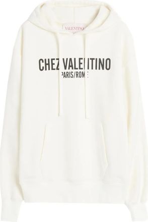 Valentino Garavani Hoodie met Chez-print - Wit