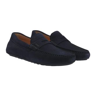 HUGO BOSS Hugo, Loafers, male, Blue, Size: 11 US Noel Moccasin