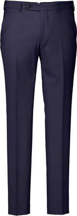 Berwich Blauwe Morello Broek - Heren - Nette broeken - Blauw - M - Broeken