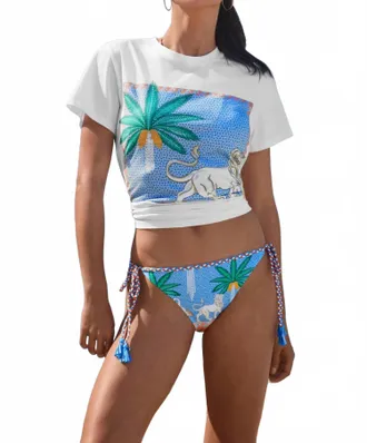 Johnny Was Womens Paolita Hipster Bottom In Circes Ocean