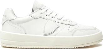 Philippe Model Mooie Low-Top Sneakers - Dames - Sneakers - Wit - 37 EU - Katoen - Schoenen