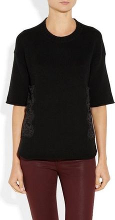 By Malene Birger black wool Biby sweater Size M