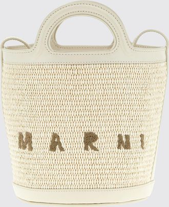 Marni Borsa Tropicalia mini Marni in rafia e pelle