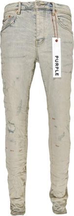 Purple belt loopsoil jeans - Beige