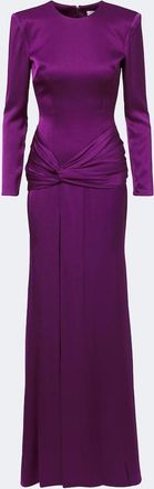 Alex Perry Satin cr&ecirc;pe gown