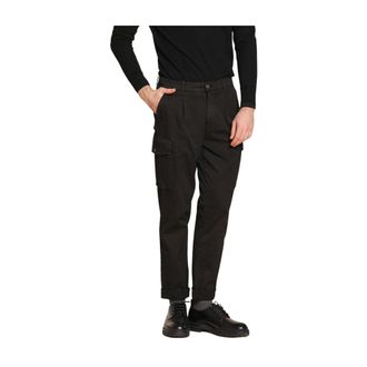 Mason's Slim-fit Trousers, male, Black, 2XL, Sartorial Cargo Trousers in Black