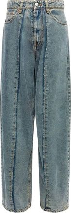 Maison Margiela Jeans con design a cinque tasche - Blu