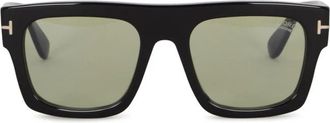 Tom Ford Fausto Zonnebril - Heren - Zonnebrillen - Zwart - ONE Size - Accessoires