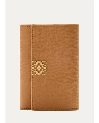 Loewe Anagram Small Vertical Leather Wallet