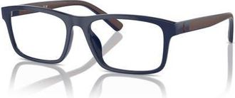 Polo Ralph Lauren 54mm Rectangle optical glasses in Blue at Nordstrom