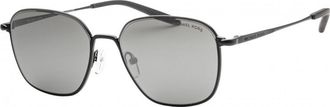 Michael Kors Mens MK1105-10026G-56 MK1105 56 10026G Tahoe Sunglasses - Black - One Size