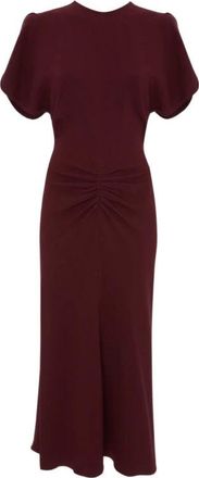 Victoria Beckham Dames, Jurken, Rood, Maat: 2XS Wol