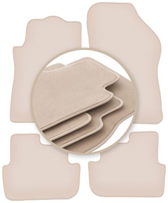 OEM Alfombrillas Premium Beige Para: Peugeot 308 Cc Cabrio 2007-2013