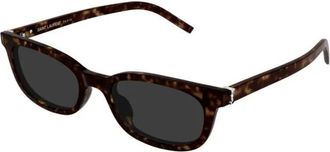 Saint Laurent SL M160 Zonnebril - Dames - Zonnebrillen - Bruin - 53 MM - Nylon - Accessoires