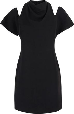 Federica Tosi Short Cut Off Dress - Dames - Korte kleedjes - Zwart - M - Kleedjes
