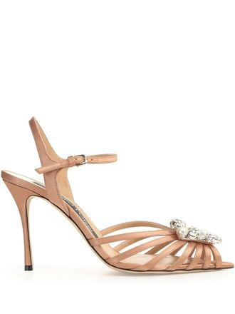 Sergio Rossi 90mm Godiva Precious sandals - Brown