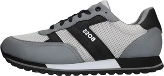 HUGO BOSS Heren, Schoenen, Grijs, Maat: 44 EU Leer