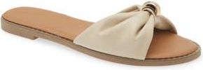 Eddie Marc Calista Slide Sandal in Beige at Nordstrom Rack, Size 9