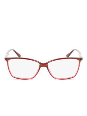 Calvin Klein rectangle glasses - Red