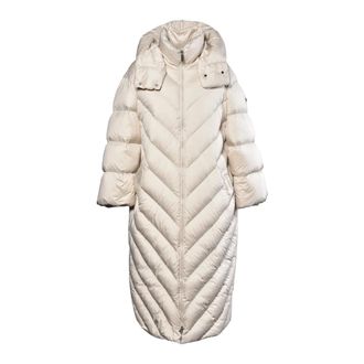 Baldinini Down jacket in cream nylon
