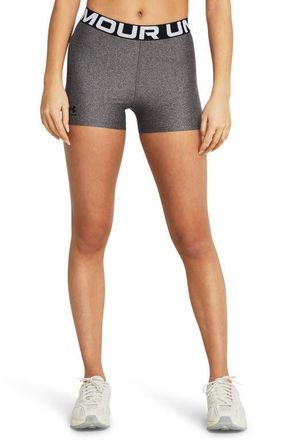 Under Armour HeatGear Shorts in Charcoal Heather/Black at Nordstrom, Size Xx-Large