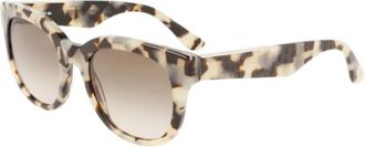 Lacoste Bruin Acetaat Dames Zonnebril - Dames - Zonnebrillen - Veelkleurig - 52 MM - Accessoires