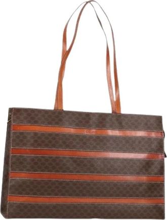 Celine Pre-owned Vintage Tote Bag - Dames - Vintage Shopper - Bruin - ONE Size - Leer - Vintage