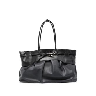 Margesherwood Belt-detail Leather Tote Bag