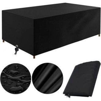 OEM Funda Para Mesa De Jard&iacute;n De 120x120 Cm, Funda Para Muebles De Jard&iacute;n De Exterior De 120x120x74 Cm, Lona Impermeable Protectora Para Mesa De Jard&iacute;n Re