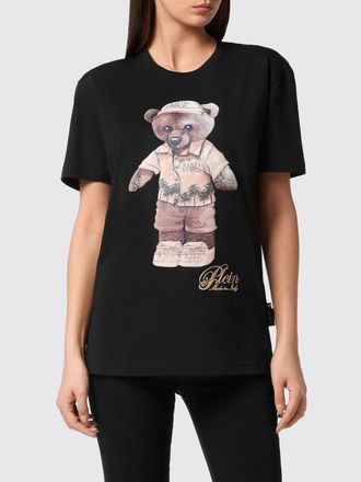 Philipp Plein T-shirts in cotone con stampa Teddy