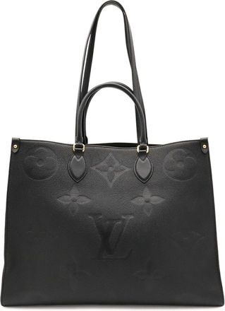 Louis Vuitton Black Noir Monogram Empreinte Shoulder Bag Tote Bag (Pre-Owned)