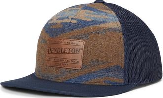 Pendleton Wool Trucker Baseball Caps Tumalo Ridge Brown