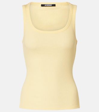 Jacquemus Rond Carr&eacute; cotton tank top