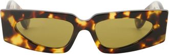 Valentino Garavani Vg 0001S Zonnebril - Dames - Zonnebrillen - Bruin - 53 MM - Accessoires