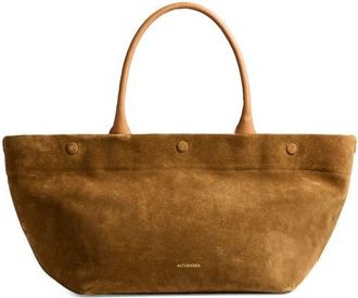 Altuzarra Small Suede Tote in Golden Oak at Nordstrom