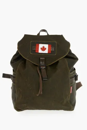 Dsquared2 Vintage Backpack FLAG With Side Pockets Dsquared2