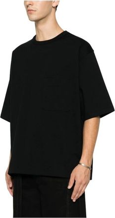 Christophe Lemaire Hombre, Camisetas, Negro, Talla: XL