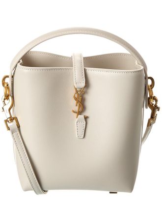 Saint Laurent Le 37 Mini Leather Bucket Bag