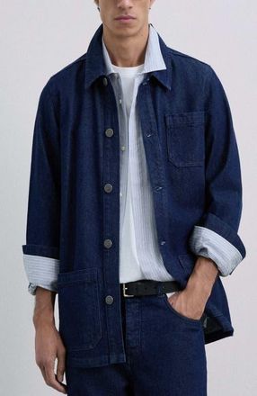 Scalpers Felix Denim Overshirt at Nordstrom, Size Xx-Large Eu