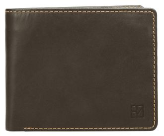 Bodenschatz Brieftasche BODENSCHATZ BICOLOUR, Herren, schwarz, Leder, gepflegt, Kleinlederwaren Brieftasche, echt Leder