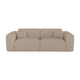 Sia Home Sof&aacute; cama Express de Dunlopillo de 160 cm 4 plazas tejido rizo topo