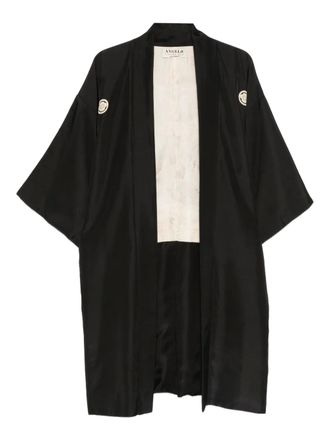 A.N.G.E.L.O. Vintage Cult Kimono a maniche corte anni 60 - Nero
