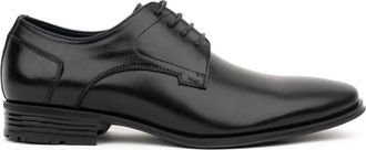 Sergio Moretti Zwarte Formele Platte Schoenen - Heren - Nette schoenen - Zwart - 44 EU - Leer - Schoenen