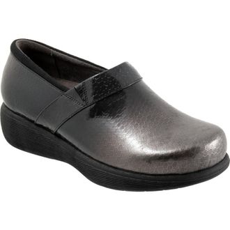 Softwalk Meredith Sport Clog in Black Embossed Patent at Nordstrom, Size 7.5