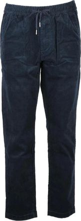 Tommy Hilfiger Broeken, Heren, Blauw, W33, Katoen, Chino van corduroy